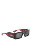 Gucci Grey Rectangular Ladies Sunglasses Gg1860s 003 52 In Black