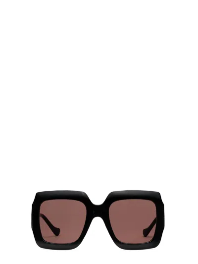 Gucci Women Rectangular Sunglasses In Black