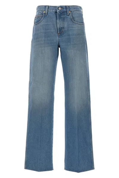 Gucci Women Relaxed Style Jeans In Blue
