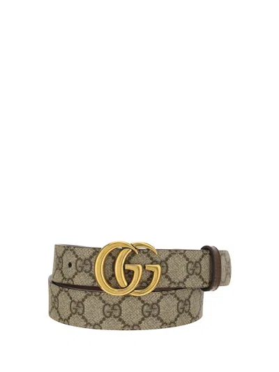 Gucci Women Reversible Belt In Brown