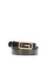 Gucci Women Reversible Belt Featuring A G Square Buckle In Brown