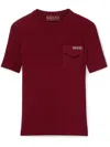 Gucci Women Ribbed T-shirt In Red