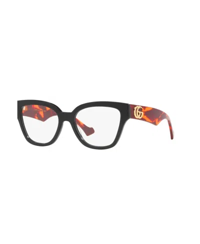 Gucci Gg1424o Cat-eye Acetate Eyeglasses In Multi