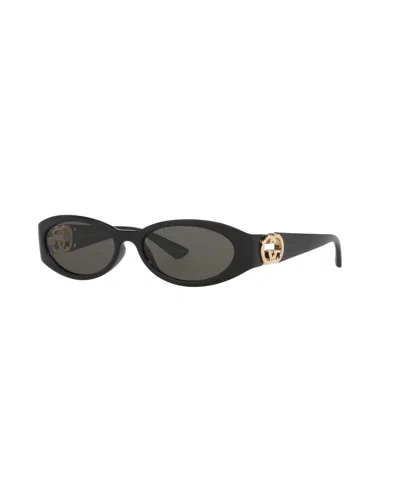 Gucci Women's Round Sunglasses, Gg1660s Gc002278 In Black