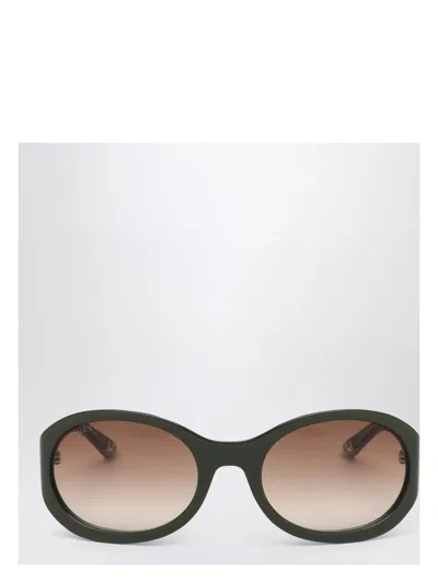 GUCCI WOMEN'S ROUND SUNGLASSES