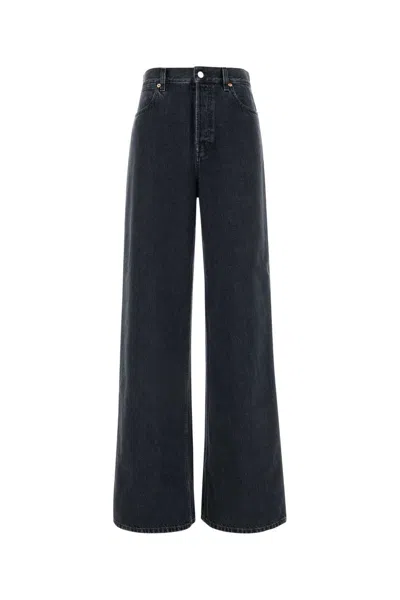 Gucci Women Salte Denim Wide-leg Jeans