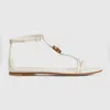 Gucci Women's Sandal With Bamboo Detail In Neutral