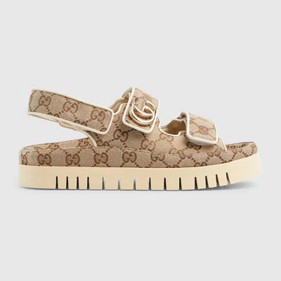 GUCCI GUCCI WOMEN'S SANDAL WITH DOUBLE G