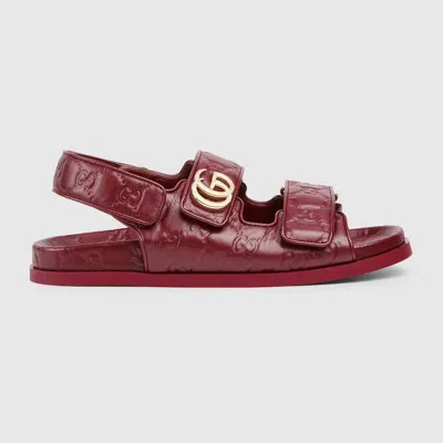 GUCCI GUCCI WOMEN'S SANDAL WITH DOUBLE G