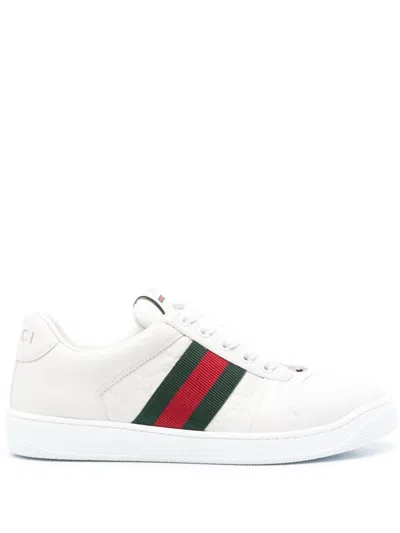 Gucci Women Screener Leather Sneakers