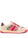 Gucci Screener Trainer In Gg Fabric And Multicolour Details Women In Multi