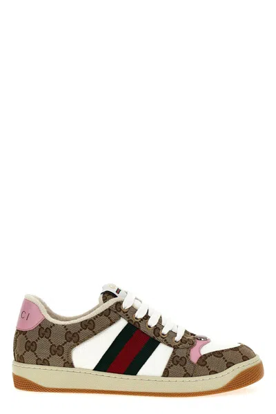 Gucci Women 'screener' Trainers In Multicolor