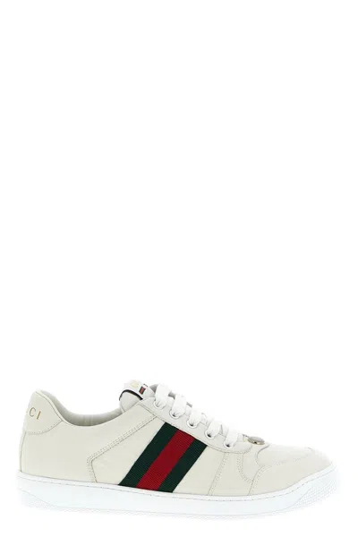 Gucci Women 'screener' Sneakers In White