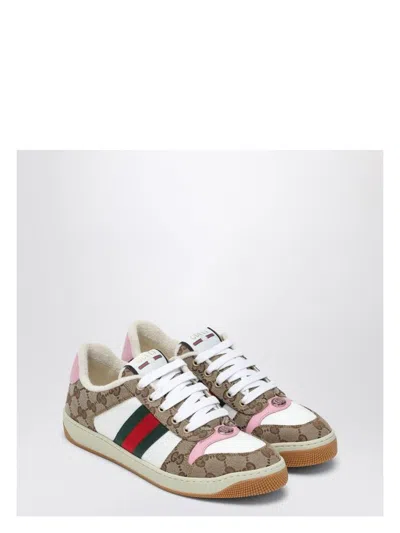Gucci Women's Screener Trainer In White