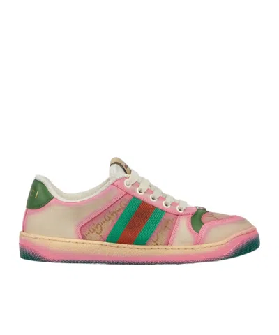 Gucci Women's Serigraphy Screener Trainer In Multi