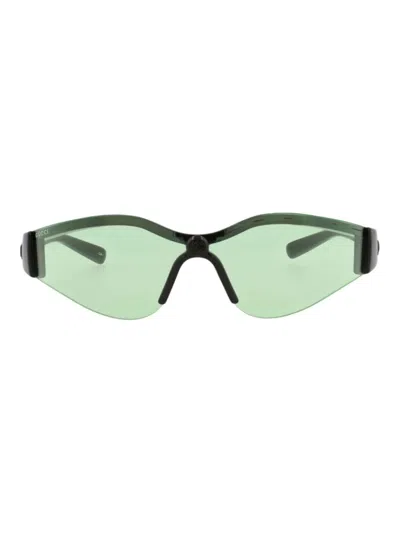 Gucci Women's Shield Wrap Sunglasses In Brown