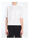 Gucci Shirt With Embossed Logo In White