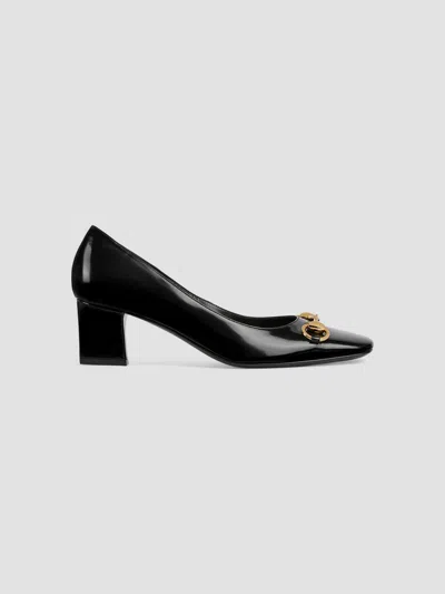 Gucci Signora Leather Pump In Black