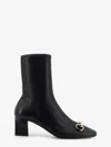 Gucci Black Solid Signora Boots In Black