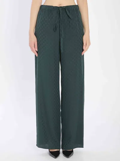 GUCCI GUCCI WOMEN SILK JOGGER PANTS