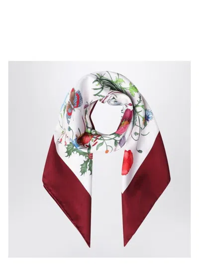 Gucci Women's Silk Scarf With Floral Print | 8210613g001