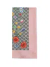 Gucci Multicolor Silk Scarf In Pink