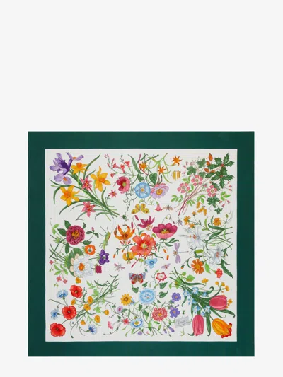 GUCCI GUCCI WOMEN SILK TWILL FOULARD