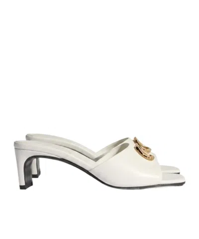 Gucci Women's Slide Sandal With Double G In White