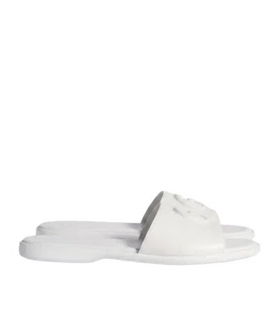 Gucci Women's Slide Sandal With Double G In White