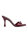 Gucci Women's Slide Sandal With Horsebit In Burgundy