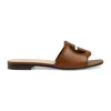 Gucci Women's Slide Sandal With Interlocking G In Brown