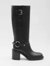 Gucci Women Smooth Leather Boot In Multi