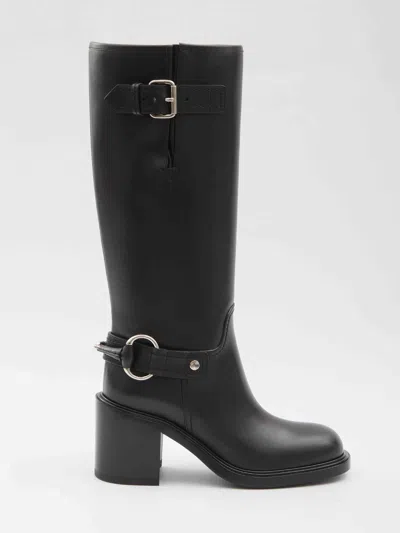 GUCCI GUCCI WOMEN SMOOTH LEATHER BOOT