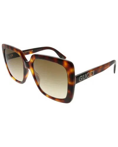 Gucci Women's Square 54mm Sunglasses In Brown