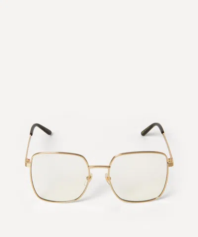 Gucci Women's Square Metal Optical Glasses