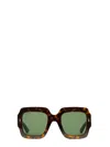 Gucci Squared Frame Tortoiseshell Sunglasses In Brown