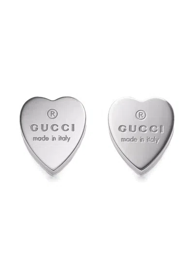 Gucci Women's Sterling Silver Heart Earrings In Gold