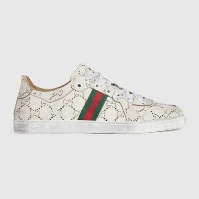 Gucci Stretch Low-top-damensneaker In White
