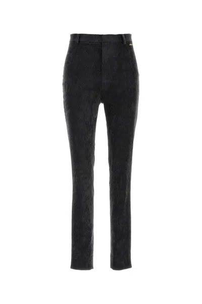 Gucci Women's Stretch Velvet Pants In Black