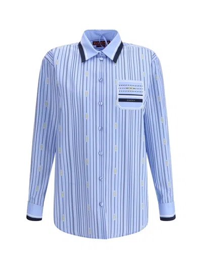 GUCCI GUCCI WOMEN STRIPED SHIRT