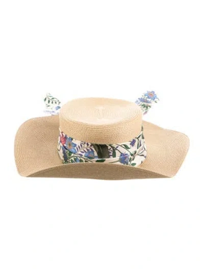Pre-owned Gucci Women's Sun Hat In Neutrals
