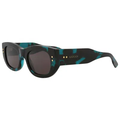 Gucci Eyewear Rectangular Frame Sunglasses In Multi