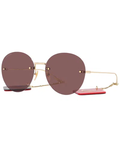 Gucci Women's Sunglasses, Gg1149s Cny Edition 60 In Brown