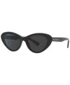 Gucci Star Logo Acetate Cat-eye Sunglasses In Black