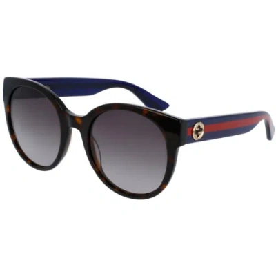 Pre-owned Gucci Women's Sunglasses Gradient Brown Nylon Lens Acetate Frame Gg0035sn 004