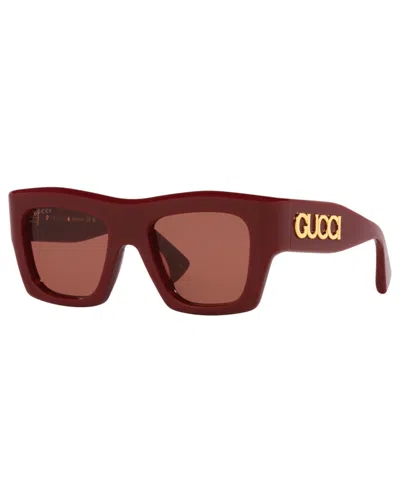 Gucci Women's Sunglasses, Jc4001b In Burgandy