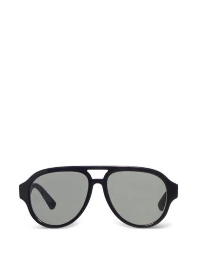 Gucci Sunglasses Nose Pads Tinted Lenses Frame In Black