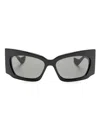 Gucci Squared Sunglasses In Multicolor