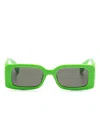 Gucci Chaise Lounge Rectangle-frame Sunglasses In Multicolor