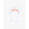 Gucci Womens Sunlight Mix Brand-print Relaxed-fit Cotton-jersey T-shirt In Sunlight Mix